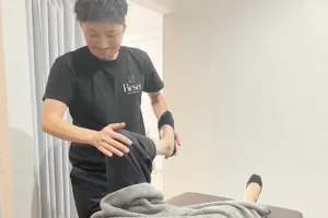 施術の模様